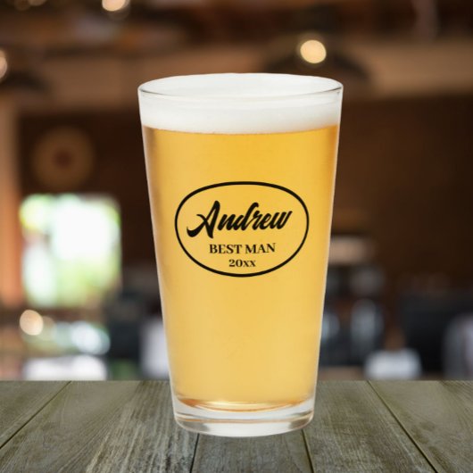 ブラックスタイル化された名結婚前の花婿介添人 タンブラーグラス