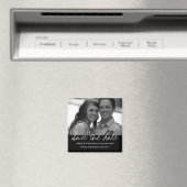 ブラックスタイルSave The Date Photo Magnet マグネット (インサイチュ (食洗機))