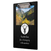 ブラックスタグシルエットモノグラムフォト クリップボード (左)