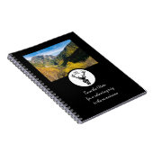 ブラックスタグシルエットモノグラムフォト ノートブック (右側)