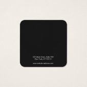 ブラックスタッカッコいいドイヤリング表示ホルダー (裏面)