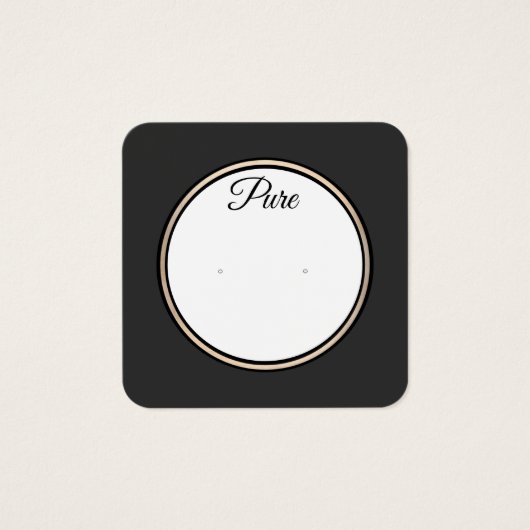 ブラックスタッカッコいいドイヤリング表示ホルダー (正面)