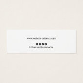 ブラックスタッドスクリプトイヤリングホルダー (裏面)