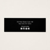 ブラックスタッモダンドイヤリング表示カード (裏面)