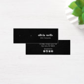 ブラックスタッモダンドイヤリング表示カード (デスク)