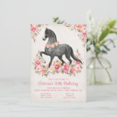 ブラックスタリオンフローラホースバースデーパーティー 招待状 (スタンド正面)