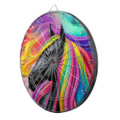 ブラックスタリオンマカラフルネ ダーツボード (正面右)