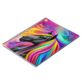 ブラックスタリオンマカラフルネ ノートブック (左側)