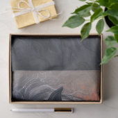 ブラックスタリオンミスティックホースのデコパージュ 薄葉紙 (ギフト)