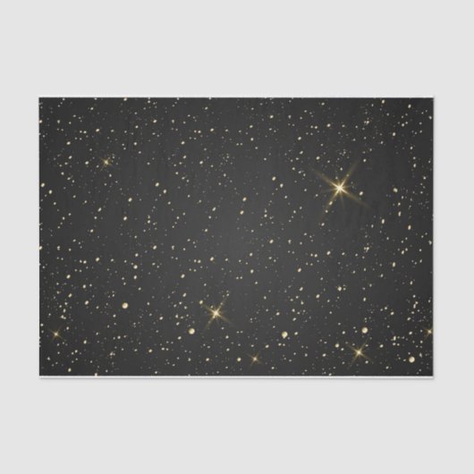 ブラックスタリーナイト抽象芸術銀河系 薄葉紙 (正面)