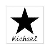 ブラックスターのインク入力スタンプの追加 セルフインキングスタンプ (デザイン)