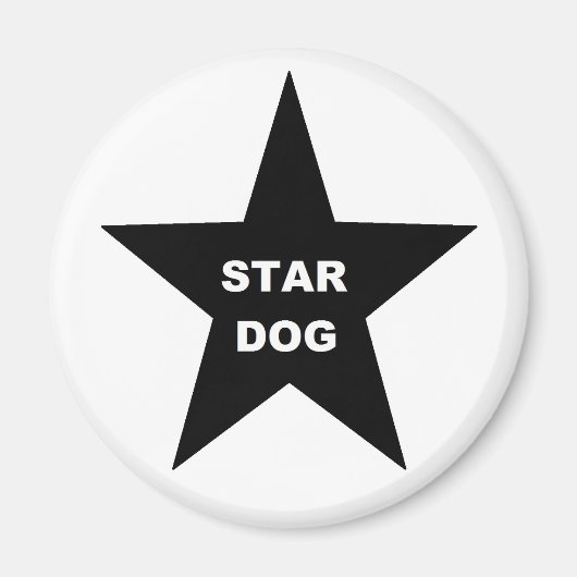 ブラックスターのマグネット星犬 マグネット (正面)