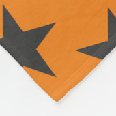 ブラックスターズオンカボチャ フリースブランケット (角)