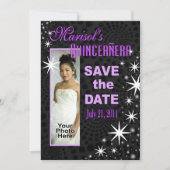 ブラックスターズキンセアニェラフォトパーティー 招待状 (正面)