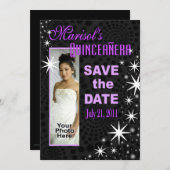 ブラックスターズキンセアニェラフォトパーティー 招待状 (正面/裏面)