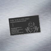 ブラックスターズムーンオンハンズスピリチュアル マグネット名刺 (インサイチュ)