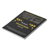 ブラックスターズ卒業お気に入りキャンディラッパー ノートパッド (回転)