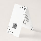 ブラックスターズ手作りラヴつるラベル 名刺 (裏面)