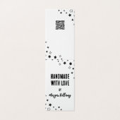 ブラックスターズ手作りラヴつるラベル 名刺 (外部フラット)