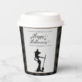 ブラックスターバストウィッチハロウィーン 紙コップ (正面)