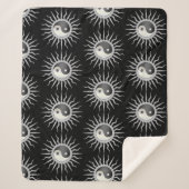 ブラックスターバスト陰陽 シェルパブランケット (正面)