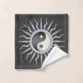 ブラックスターバスト陰陽 バスタオルセット (ウォッシュタオル)