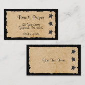 ブラックスタービジネスカード 名刺 (正面/裏面)