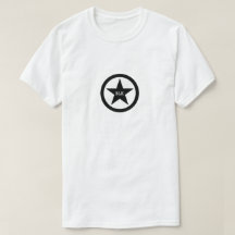 ブラックスターホシールドTシャツ