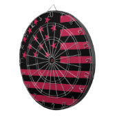 ブラックスター – 旗アメリカ国旗 ダーツボード (正面右)