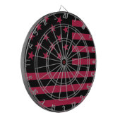 ブラックスター – 旗アメリカ国旗 ダーツボード (正面左)