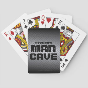 ブラックスチールダイヤモンドパーソナライズされたプレートマンケーブ トランプ