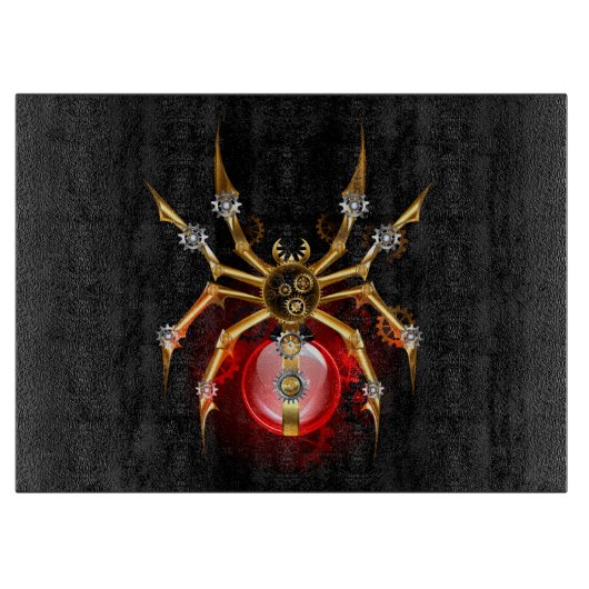 ブラックスティームパンクスパイダー カッティングボード (正面)