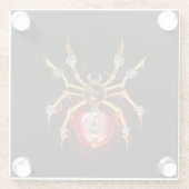 ブラックスティームパンクスパイダー ガラスコースター (裏面)