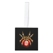 ブラックスティームパンクスパイダー キューブオーナメント (正面)