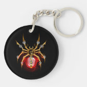 ブラックスティームパンクスパイダー キーホルダー (裏面)