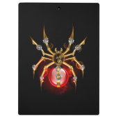 ブラックスティームパンクスパイダー クリップボード (裏面)