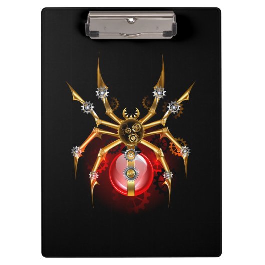 ブラックスティームパンクスパイダー クリップボード (正面)