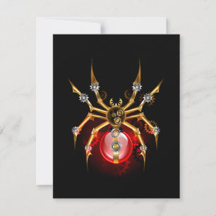 ブラックスティームパンクスパイダー サンキューカード