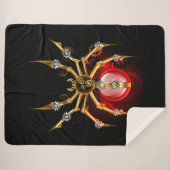 ブラックスティームパンクスパイダー シェルパブランケット (正面(横))