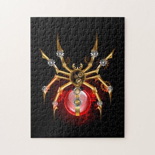 ブラックスティームパンクスパイダー ジグソーパズル (縦)