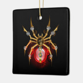 ブラックスティームパンクスパイダー セラミックオーナメント (左)