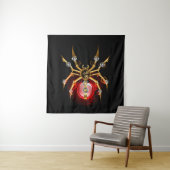 ブラックスティームパンクスパイダー タペストリー (インサイチュ)