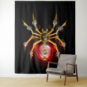 ブラックスティームパンクスパイダー タペストリー (インサイチュ)