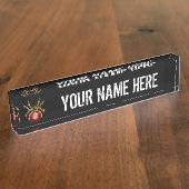 ブラックスティームパンクスパイダー デスクネームプレート (側面)