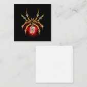 ブラックスティームパンクスパイダー ノートカード (正面/裏面)