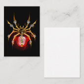 ブラックスティームパンクスパイダー ノートカード (正面/裏面)