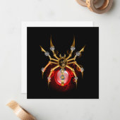 ブラックスティームパンクスパイダー ノートカード (正面/裏面インサイチュ)