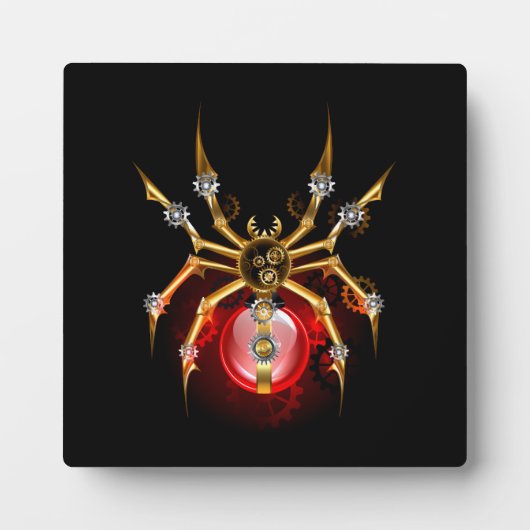 ブラックスティームパンクスパイダー フォトプラーク (正面)