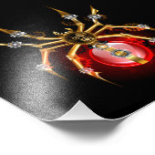 ブラックスティームパンクスパイダー フォトプリント            (角)