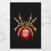 ブラックスティームパンクスパイダー フードラベル (シングルラベル)